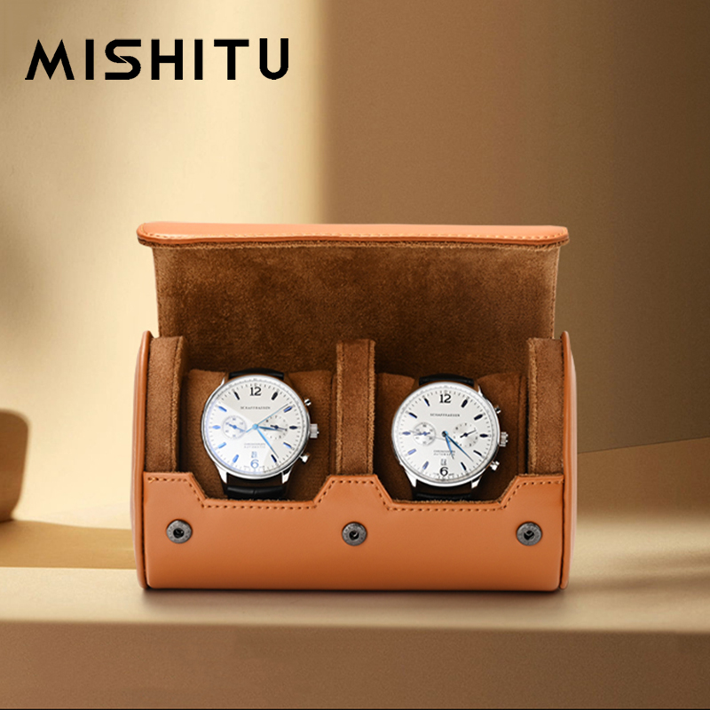 Watch Display Box - MISHITU-rollo de almacenamiento de reloj con