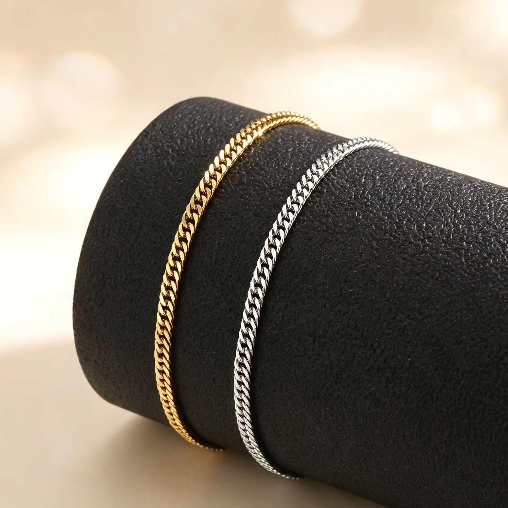 Jc Jewelry & Watches Photos - Tobillera fina cubana para mujer, cadena