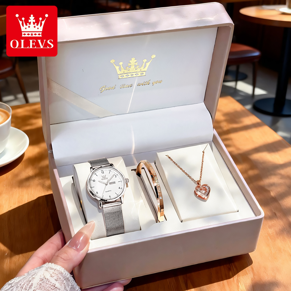 Watch Display Box - Relojes OLEVS 2996 para mujer, reloj