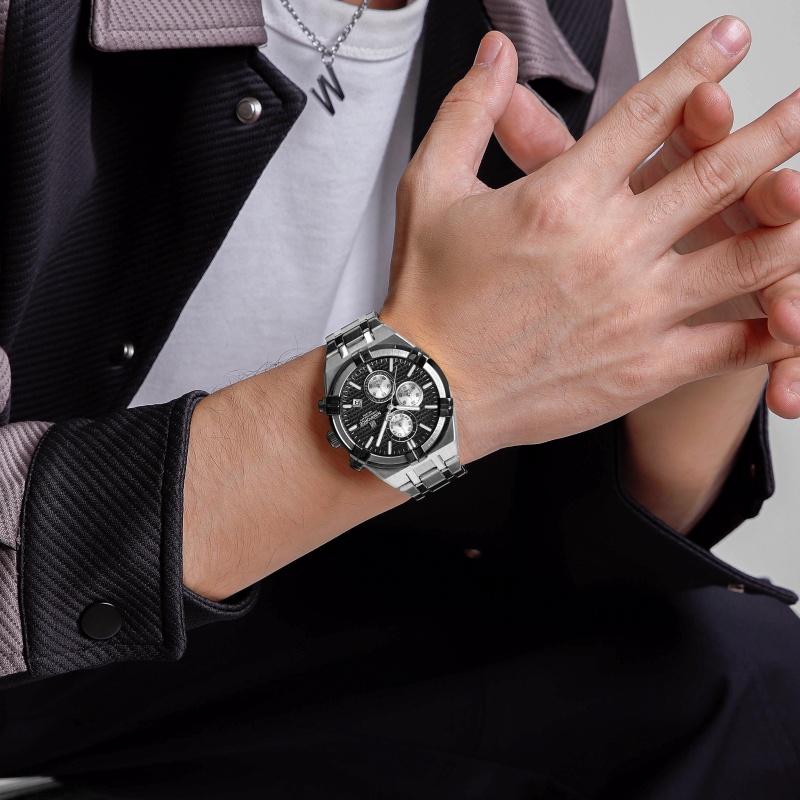 Reloj de cuarzo cronógrafo par - Jewelry For Watches reseña y precio