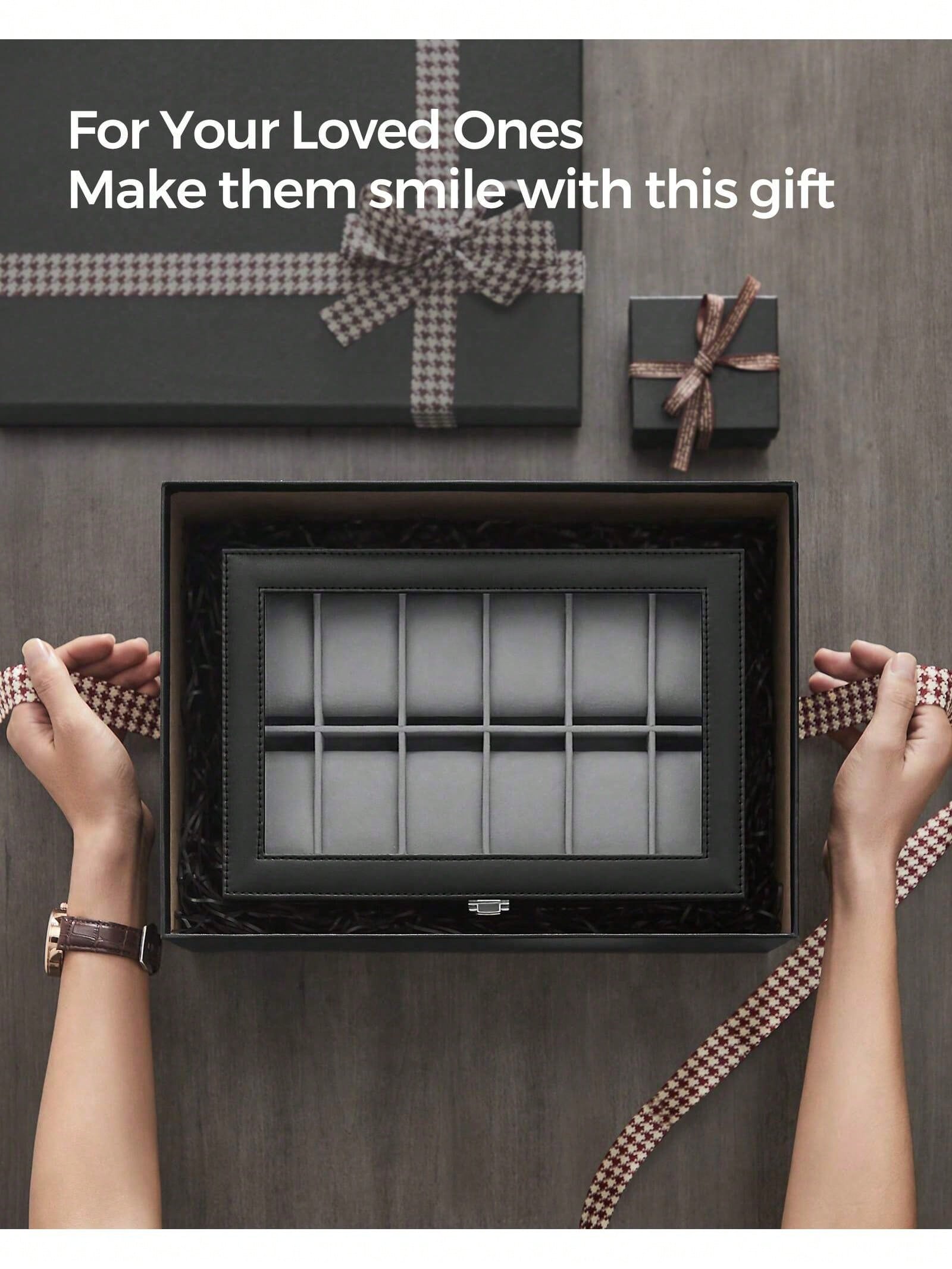 Caja para relojes con cerradur - Watch Display Box reseña y precio