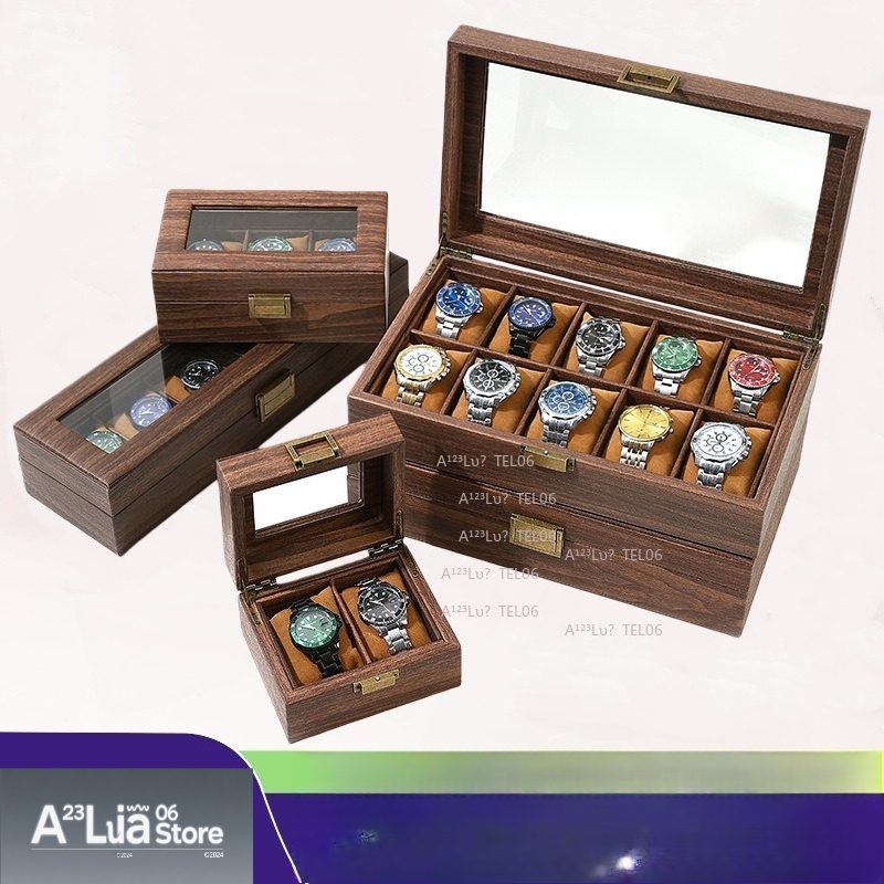Caja de Reloj de Cuero PU con  - Watch Display Box reseña y precio